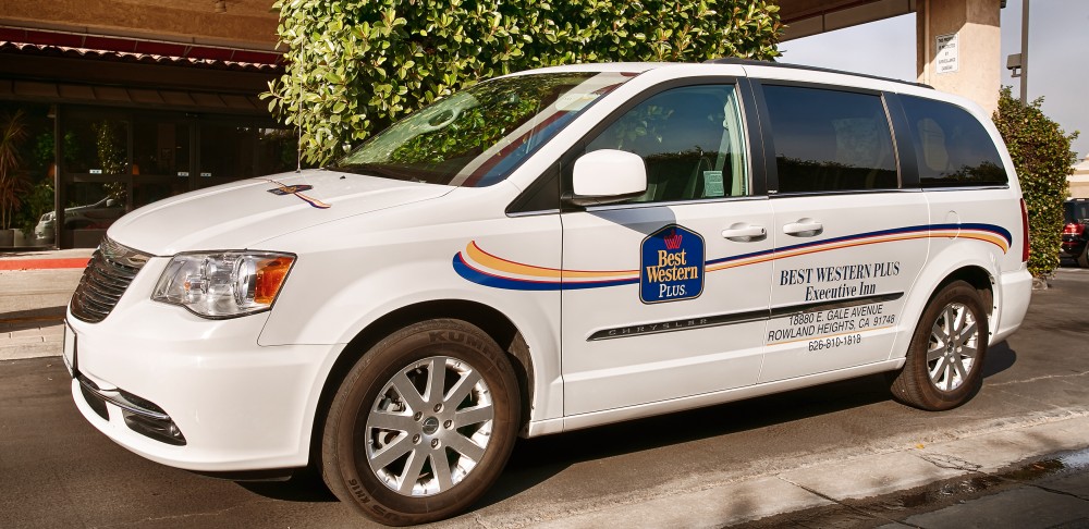 Best Western Plus Rowland Heights Los Angeles Hotel Shuttle Van